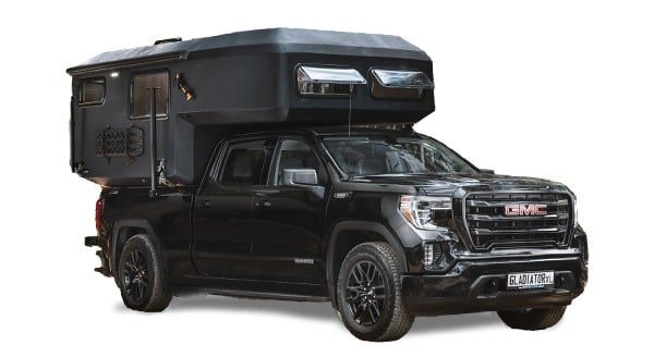 Gladiator USA Size camper on an American pickup