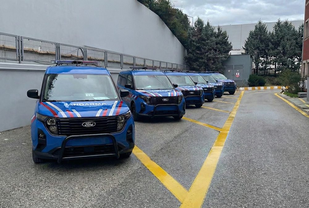 Completed Ford Pro Convertor vehicles ready for delivery