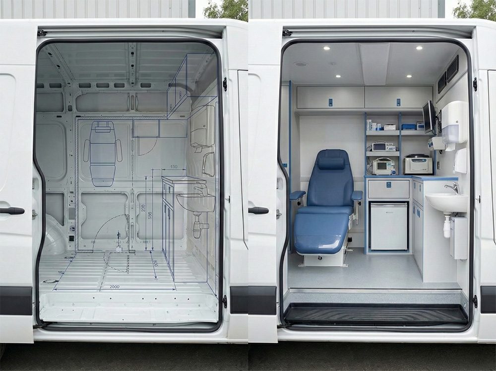 Public service vehicle conversion by Restar SVC