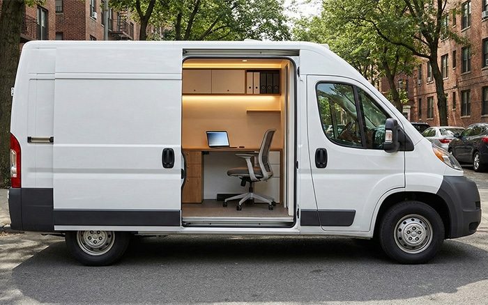 Ford Pro Convertor mobile retail unit