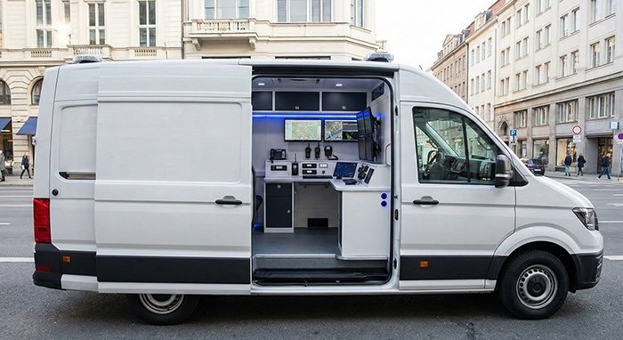 Ford Pro Convertor mobile workshop vehicle