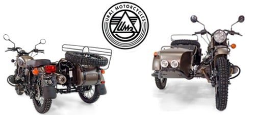 Ural motorcycle with sidecar