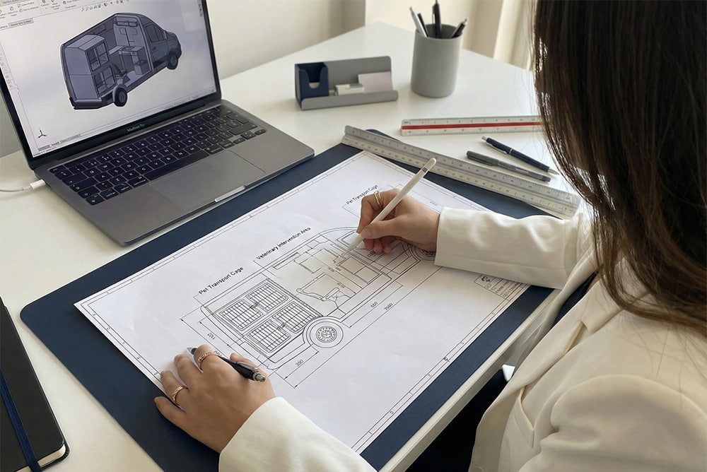 Custom project design for animal mobility