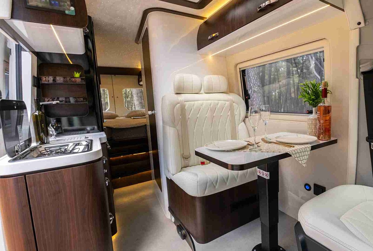 Hotomobil campervan interior craftsmanship